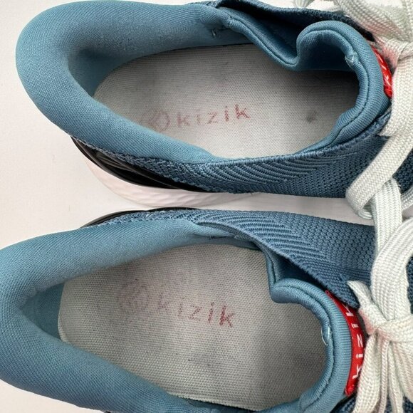 Kizik Athens Sneakers Mens Size 7 Womens Size 8.5 Blue With Hands-Free Slip-On - Picture 7 of 9